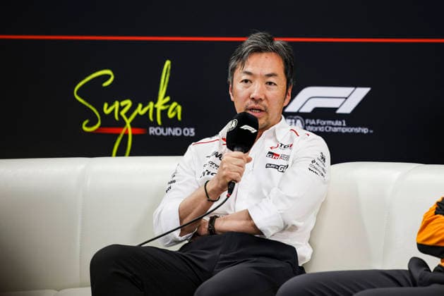 F1 - JAPANESE GRAND PRIX 2026 KOMATSU Ayao (jpn), Team Principal of TGR Haas F1 Team, portrait press conference, PK, Pressekonferenz during the Formula 1 Japanese Grand Prix 2026, 3rd round of the 2026 Formula One World Championship, WM, Weltmeisterschaft from March 27 to 29, 2026 on the Suzuka Circuit, in Suzuka, Japan - SuzukaJapan Copyright: xXavixBonillax