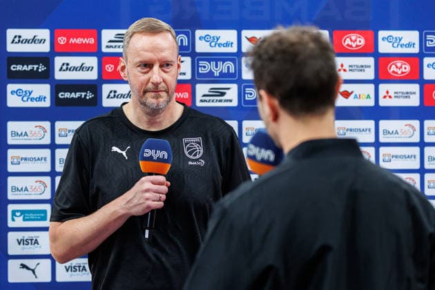 Arne Woltmann BMA365 Bamberg Baskets, Co Coach , Interview, dyn, BMA365 Bamberg Baskets vs Vet Concept Gladiators Trier, Basketball, easyCredit BBL, Matchday 26, 29 03 2026 BMA365 Bamberg Baskets vs Vet Concept Gladiators Trier, Basketball, easyCredit BBL, Matchday 26, 29 03 2026 Bamberg Copyright: xEibner-Pressefoto G.xSantemizx EP_EER