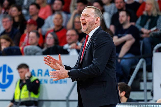 Arne Woltmann BMA365 Bamberg Baskets, Coach , single picture, single photo, BMA365 Bamberg Baskets vs Vet Concept Gladiators Trier, Basketball, easyCredit BBL, Matchday 26, 29 03 2026 BMA365 Bamberg Baskets vs Vet Concept Gladiators Trier, Basketball, easyCredit BBL, Matchday 26, 29 03 2026 Bamberg Copyright: xEibner-Pressefoto G.xSantemizx EP_EER