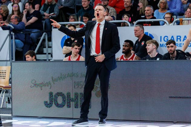 Stefan Weissenboeck BMA365 Bamberg Baskets, Co Trainer , single picture, single photo, portrait, portraet, BMA365 Bamberg Baskets vs Vet Concept Gladiators Trier, Basketball, easyCredit BBL, 26 Matchday, 29 03 2026 BMA365 Bamberg Baskets vs Vet Concept Gladiators Trier, Basketball, easyCredit BBL, 26 Matchday, 29 03 2026 Bamberg Copyright: xEibner-Pressefoto G.xSantemizx EP_EER