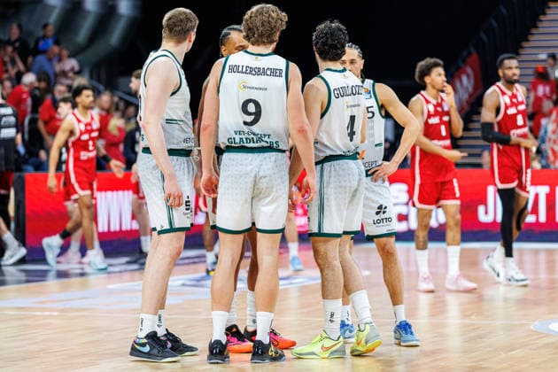 Team, Squad, BMA365 Bamberg Baskets vs Vet Concept Gladiators Trier, Basketball, easyCredit BBL, Matchday 26, 29 03 2026 BMA365 Bamberg Baskets vs Vet Concept Gladiators Trier, Basketball, easyCredit BBL, Matchday 26, 29 03 2026 Bamberg Copyright: xEibner-Pressefoto G.xSantemizx EP_EER
