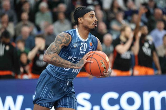 Michael Weathers MLP Academics Heidelberg, 20 GER, MLP Academics Heidelberg vs Ratiopharm Ulm, Basketball, easycredit Basketball Bundesliga, 26 Matchday, Season, 2025 2026, 29 03 2025 GER, MLP Academics Heidelberg vs Ratiopharm Ulm, Basketball, easycredit Basketball Bundesliga, 26 Matchday, Season, 2025 2026, 29 03 2025 Heidelberg Copyright: xEibner-Pressefoto JoergxHirschx EP_JHH