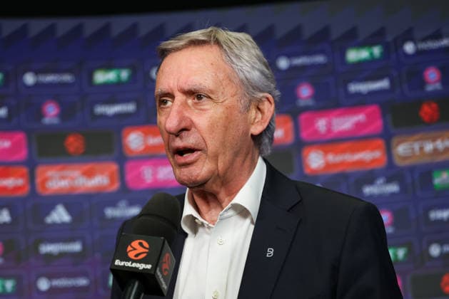 Svetislav Pesic FC Bayern Basketball, Head Coach at the pre-match interview, GER, FC Bayern Basketball vs Fenerbahce Beko Istanbul, Basketball, Euroleague, 35 Matchday, Season 2025 2026, 01 04 2026, GER, FC Bayern Basketball vs Fenerbahce Beko Istanbul, Basketball, Euroleague, 35 Matchday, Season 2025 2026, 01 04 2026 Munich Copyright: xEibner-Pressefoto JennixMaulx EP_JML