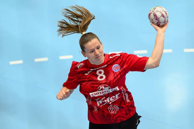 Julie Holm Thueringer HC, 08 in attack against Sachsen Zwickau GER, Thueringer HC against BSV Sachsen Zwickau, Handball, Alsco Handball Bundesliga Women, Matchday 20, Season 2025 2026, 01 04 2026 GER, Thueringer HC against BSV Sachsen Zwickau, Handball, Alsco Handball Bundesliga Women, Matchday 20, Season 2025 2026, 01 04 2026 Bad Langensalza Copyright: xEibner-Pressefoto MartinxHerbstx EP_MHT