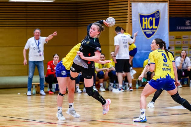 Vanessa Huth HC Roedertal, 11 throws the ball, HC Leipzig vs HC Roedertal, Handball, 2 Alsco Handball Bundesliga Women, 05 Matchday, Season 2025 2026, 05 04 2026, HC Leipzig vs HC Roedertal, Handball, 2 Alsco Handball Bundesliga Women, 05 Matchday, Season 2025 2026, 05 04 2026 Leipzig Copyright: xEibner-Pressefoto LauraxRoemerx EP_LRR
