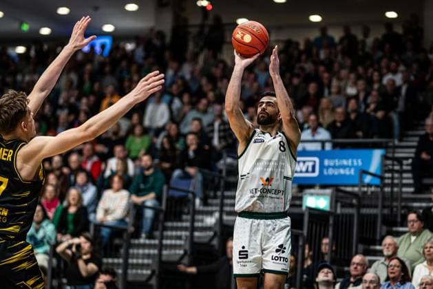 Behnam Yakhchali Gladiators Trier , Vet Concept Gladiators Trier vs MHP Riesen Ludwigsburg, Basketball, easyCredit BBL, Matchday 28, Season 2025 2026, 06 04 2026 Vet Concept Gladiators Trier vs MHP Riesen Ludwigsburg, Basketball, easyCredit BBL, Matchday 28, Season 2025 2026, 06 04 2026 Copyright: xEibner-Pressefoto AlexanderxNeisx EP_ANS