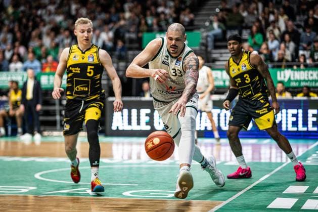 Maik Zirbes Gladiators Trier , Vet Concept Gladiators Trier vs MHP Riesen Ludwigsburg, Basketball, easyCredit BBL, Matchday 28, Season 2025 2026, 06 04 2026 Vet Concept Gladiators Trier vs MHP Riesen Ludwigsburg, Basketball, easyCredit BBL, Matchday 28, Season 2025 2026, 06 04 2026 Copyright: xEibner-Pressefoto AlexanderxNeisx EP_ANS