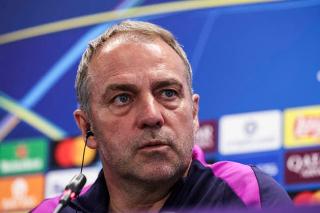 April 7, 2026, Sant Joan Despi, Barcelona, SPAIN: Hansi Flick, head coach of FC Barcelona, Barca attends his press conference, PK, Pressekonferenz during the training day of FC Barcelona ahead the UEFA Champions League 2025 26, Quarter-finals First Leg, football match against Atletico de Madrid at Ciudad Esportiva Joan Gamper on April 07, 2026 in Sant Joan Despi, Barcelona, Spain. FC Barcelona Training And Press Conference - Uefa Champions League 2025 26 Quarter-Finals First Leg - ZUMAa181 20260407_zaa_a181_071 Copyright: xJavierxBorregox