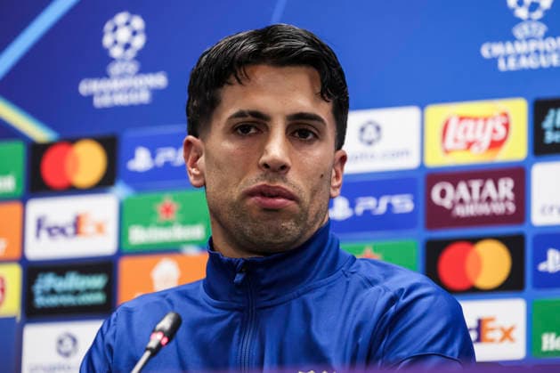 April 7, 2026, Sant Joan Despi, Barcelona, SPAIN: Joao Cancelo of FC Barcelona, Barca attends his press conference, PK, Pressekonferenz during the training day of FC Barcelona ahead the UEFA Champions League 2025 26, Quarter-finals First Leg, football match against Atletico de Madrid at Ciudad Esportiva Joan Gamper on April 07, 2026 in Sant Joan Despi, Barcelona, Spain. Sant Joan Despi SPAIN - ZUMAa181 20260407_zaa_a181_075 Copyright: xJavierxBorregox