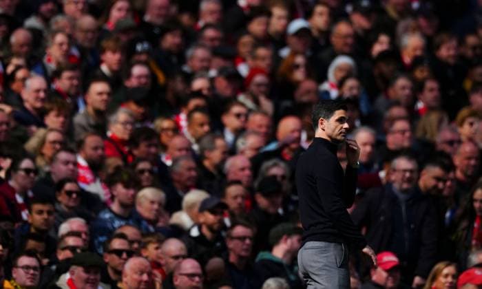 Arsenal Manager Mikel Arteta Arsenal v AFC Bournemouth, Premier League, Football, Emirates Stadium, London, UK - 11 Apr 2026London Emirates Stadium United Kingdom EDITORIAL USE ONLY No use with unauthorised audio, video, data, fixture lists, club league logos or live services. Online in-match use limited to 120 images, no video emulation. No use in betting, games or single club league player publications. Copyright: xJavierxGarcia Shutterstockx 16823522hu