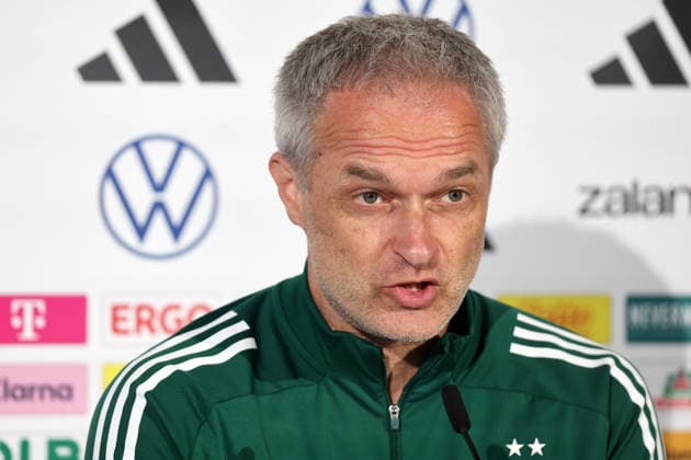 Christian Wück Trainer DFB , Pressekonferenz , DFB Frauen-Nationalmannschaft Abschlusstraining , vor dem Spiel WM Qualifikation Deutschland-Österreich , Fußball , Frauen , in den Max Morlock Stadion, in Nürnberg , Bayern , Deutschland. April 13 , 2026 . Photo by: Davide Elias IPA Photo Pressefoto DENL Copyright: xDavidexEliasx