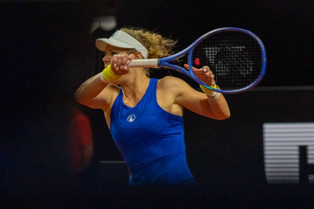 Laura Siegemund GER in the picture, GER, Laura Siegemund vs Wiktorija Tomowa, Tennis, ATP Tournament, WTA 500, Porsche Tennis Grand Prix, 13 04 2026, GER, Laura Siegemund vs Wiktorija Tomowa, Tennis, ATP Tournament, WTA 500, Porsche Tennis Grand Prix, 13 04 2026, Stuttgart Copyright: xEibner-Pressefoto EdwardxCheungx EP_ECG