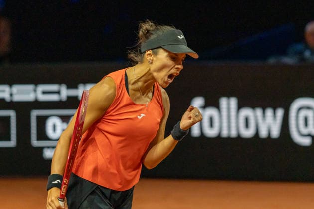 Wiktorija Tomowa, Jubel, GER, Laura Siegemund vs Wiktorija Tomowa, Tennis, ATP Tournament, WTA 500, Porsche Tennis Grand Prix, 13 04 2026, GER, Laura Siegemund vs Wiktorija Tomowa, Tennis, ATP Tournament, WTA 500, Porsche Tennis Grand Prix, 13 04 2026, Stuttgart Copyright: xEibner-Pressefoto EdwardxCheungx EP_ECG