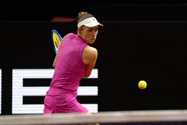 Elise Mertens BEL , GER, Elise Mertens vs Ella Seidel, Tennis, ATP Tournament, WTA 500, Porsche Tennis Grand Prix, 14 04 2026, GER, Elise Mertens vs Ella Seidel, Tennis, ATP Tournament, WTA 500, Porsche Tennis Grand Prix, 14 04 2026, Stuttgart Copyright: xEibner-Pressefoto EdwardxCheungx EP_ECG
