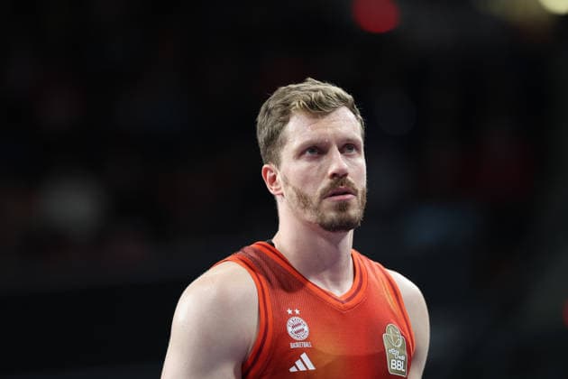 Andreas Obst FC Bayern Basketball, 13 , GER, FC Bayern Basketball vs MHP Riesen Ludwigsburg, Basketball, easycredit Basketball Bundesliga, 13 Matchday, Season 2025 2026, 14 04 2026, GER, FC Bayern Basketball vs MHP Riesen Ludwigsburg, Basketball, easycredit Basketball Bundesliga, 13 Matchday, Season 2025 2026, 14 04 2026 Muenchen Copyright: xEibner-Pressefoto JennixMaulx EP_JML
