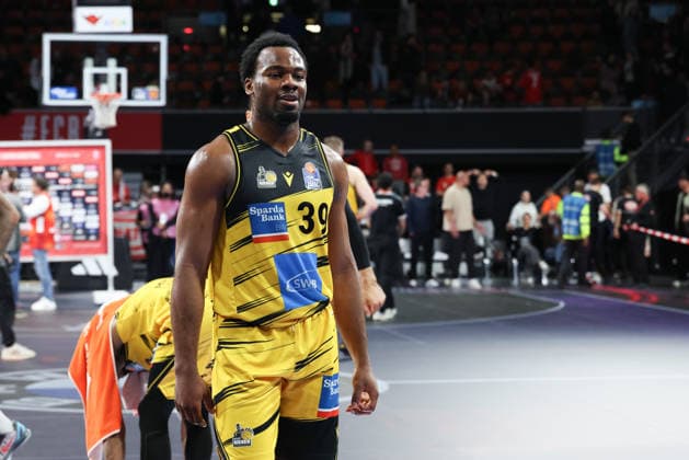Maxwell Dongmo Temoka MHP Riesen Ludwigsburg, 39 , GER, FC Bayern Basketball vs MHP Riesen Ludwigsburg, Basketball, easycredit Basketball Bundesliga, Matchday 13, Season 2025 2026, 14 04 2026, GER, FC Bayern Basketball vs MHP Riesen Ludwigsburg, Basketball, easycredit Basketball Bundesliga, Matchday 13, Season 2025 2026, 14 04 2026 Muenchen Copyright: xEibner-Pressefoto JennixMaulx EP_JML