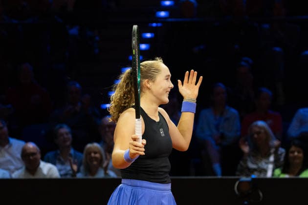 Mirra Andreeva RUS , Cheers, Emotion, Joy, GER, Jelena Ostapenko vs Mirra Andreeva, Tennis, ATP Tournament, WTA 500, Porsche Tennis Grand Prix, 15 04 2026, GER, Jelena Ostapenko vs Mirra Andreeva, Tennis, ATP Tournament, WTA 500, Porsche Tennis Grand Prix, 15 04 2026, Stuttgart Copyright: xEibner-Pressefoto EdwardxCheungx EP_ECG