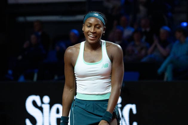 Coco Gauff USA in picture, cheering, emotion, joy, gesture, GER, Liudmila Samsonova vs Coco Gauff, Tennis, ATP Tournament, WTA 500, Porsche Tennis Grand Prix, 15 04 2026, GER, Liudmila Samsonova vs Coco Gauff, Tennis, ATP Tournament, WTA 500, Porsche Tennis Grand Prix, 15 04 2026, Stuttgart Copyright: xEibner-Pressefoto EdwardxCheungx EP_ECG