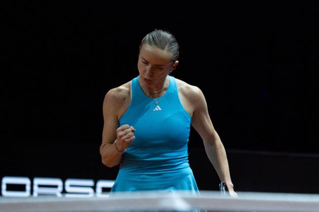 Elina Svitolina UKR , Joy, Emotion, Cheering, Gesture, GER, Linda Noskova vs Elina Svitolina, Tennis, ATP Tournament, WTA 500, Porsche Tennis Grand Prix, Quarterfinals, 15 04 2026, GER, Linda Noskova vs Elina Svitolina, Tennis, ATP Tournament, WTA 500, Porsche Tennis Grand Prix, Quarterfinals, 15 04 2026, Stuttgart Copyright: xEibner-Pressefoto EdwardxCheungx EP_ECG
