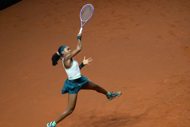 Coco Gauff USA on the ball, action, GER, Karolina Muchova vs Coco Gauff, tennis, ATP tournament, WTA 500, Porsche Tennis Grand Prix, quarterfinals, 15 04 2026, GER, Karolina Muchova vs Coco Gauff, tennis, ATP tournament, WTA 500, Porsche Tennis Grand Prix, quarterfinals, 15 04 2026, Stuttgart Copyright: xEibner-Pressefoto EdwardxCheungx EP_ECG