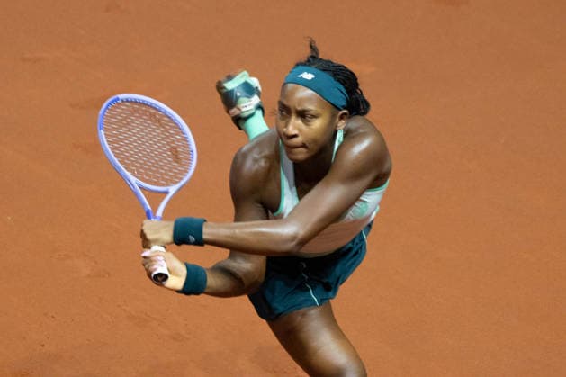 Coco Gauff USA on the ball, action, GER, Karolina Muchova vs Coco Gauff, tennis, ATP tournament, WTA 500, Porsche Tennis Grand Prix, quarterfinals, 15 04 2026, GER, Karolina Muchova vs Coco Gauff, tennis, ATP tournament, WTA 500, Porsche Tennis Grand Prix, quarterfinals, 15 04 2026, Stuttgart Copyright: xEibner-Pressefoto EdwardxCheungx EP_ECG