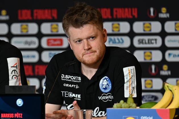 GER, Lanxess Arena Koeln, HBL, LIDL FINAL4, Men, 2 Semifinal bergischer HC vs SC Magdeburg 19 04 2026, Lanxess Arena , Koeln , GER, Lanxess Arena Koeln, HBL, LIDL FINAL4, Men, 2 Semifinal bergischer HC vs SC Magdeburg, in the picture Markus Pütz Puetz Co Trainer BHC , nordphotoxGmbHx xMeuter nph00351