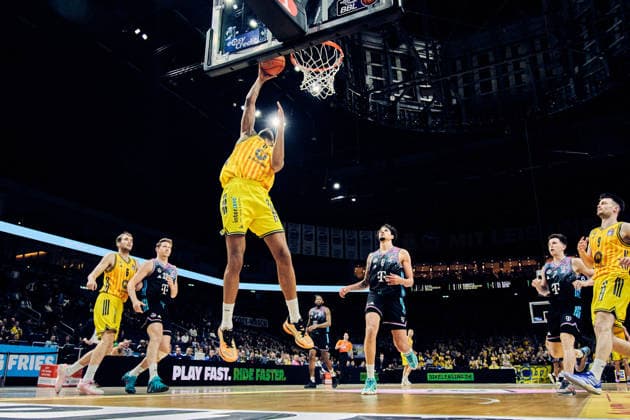 Moses Wood Alba Berlin, 11 , GER, ALBA Berlin vs Telekom Baskets Bonn, Basketball Men, easy Credit BBL, Season 2025 2026, Matchday 30, 20 04 2026 GER, ALBA Berlin vs Telekom Baskets Bonn, Basketball Men, easy Credit BBL, Season 2025 2026, Matchday 30, 20 04 2026 Berlin Copyright: xClaudiusxRauch,xEibner-Pressefotox xClaudiusxRauchx EP_CRH