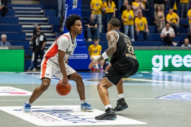 GER, ENBL VIMODROM Final 4, Semi-Final 2, SYNTAINICS MBC Manchester Basketball 22 04 2026, Stadthalle, Weißenfels, GER, ENBL VIMODROM Final 4, Semi-Final 2, SYNTAINICS MBC Manchester Basketball Jordon Johnson Manchester Basketball, 11 , Charles Callison Syntainics MBC, 23 Â Photo Alexander Trienitz Weißenfels Stadthalle Sachsen Anhalt Germany