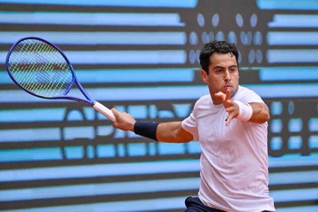 April 23, 2026, Madrid, Madrid, Spain: JAUME MUNAR of Spain †ADIDAS during the Mutua Madrid Open 2026, ATP, Tennis Herren Masters 1000 and WTA, Tennis Damen 1000 tennis tournament, celebrated at Caja Magica on April 22, 2026 in Madrid, Spain. Madrid Spain - ZUMAc312 20260423_zsp_c312_132 Copyright: xOscarxManuelxSanchezx