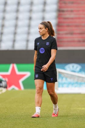 Alexia Putellas FC Barcelona, 11 , GER, Official final training, FC Barcelona, Football, UEFA Womens Champions League, Semi-final, First leg, 2025 2026 season, 24 04 2026, GER, Official final training, FC Barcelona, Football, UEFA Womens Champions League, Semi-final, First leg, 2025 2026 season, 24 04 2026 Munich Copyright: xEibner-Pressefoto JennixMaulx EP_JML