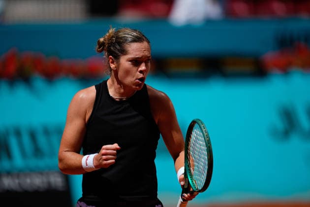 April 26, 2026, Madrid, Madrid, Spain: Caty McNally of USA reacts against Katerina Siniakova of Czech Republic during the Mutua Madrid Open 2026, ATP, Tennis Herren Masters 1000 and WTA, Tennis Damen 1000, at La Caja Magica on April 26, 2026 in Madrid, Spain. Madrid Spain - ZUMAa181 20260426_zaa_a181_215 Copyright: xDennisxAgyemanx