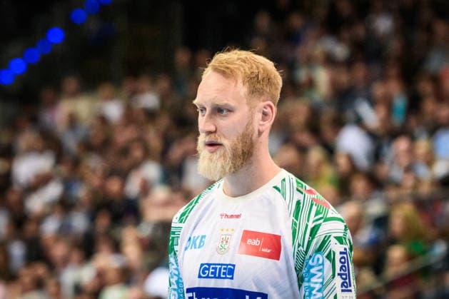 Matthias Musche SC Magdeburg 06 GER, TVB Stuttgart SC Magdeburg, DAIKIN HBL, Handball, Bundesliga, 29 Matchday, Season 2025 2026, 26 04 2026 GER, TVB Stuttgart SC Magdeburg, DAIKIN HBL, Handball, Bundesliga, 29 Matchday, Season 2025 2026, 26 04 2026 Stuttgart Copyright: xSandyxDinkelackerx EP_SDR
