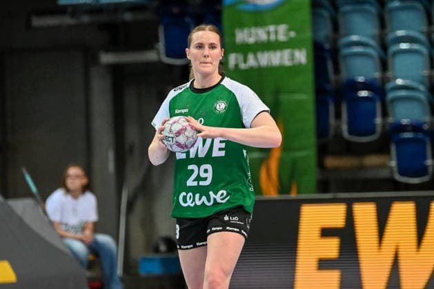 Paulina Golla VfL Oldenburg, 29 VfL Oldenburg vs SV Union Halle Neustadt, ALSCO Handball Bundesliga Women, Playoffs, 2 Matchday, Season 2025 2026, 25 04 2026, VfL Oldenburg vs SV Union Halle Neustadt, ALSCO Handball Bundesliga Women, Playoffs, 2 Matchday, Season 2025 2026, 25 04 2026 Oldenburg Copyright: xEibner-Pressefoto RobertxGertzenx EP_RGN