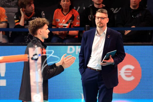 DEU, DVV, 1 VBL, BR Volleys vs Friedrichshafen, 26 04 2026, Max Schmeling Halle, Berlin, DEU, DVV, 1 VBL, BR Volleys vs Friedrichshafen, pictured nordphotoxGmbHx xEngler nph00076