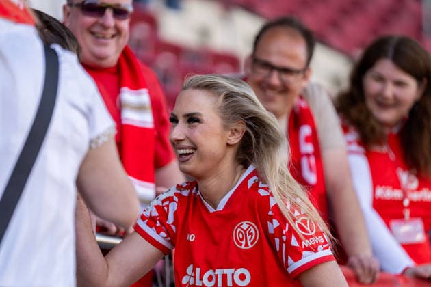 Crop, Portrait, Emotion, Joy, Laughter Chiara Bouziane 1 FSV Mainz 05, 10 , GER, 1 FSV Mainz 05 vs VfL Bochum, Football, 2 Women Bundesliga, 23 Matchday, Season 2025 2026, 26 04 2026, DFB REGULATIONS PROHIBIT ANY USE OF PHOTOGRAPHS AS IMAGE SEQUENCES AND OR QUASI VIDEO, GER, 1 FSV Mainz 05 vs VfL Bochum, Football, 2 Womens Bundesliga, Matchday 23, Season 2025 2026, 26 04 2026 Mainz Copyright: xEibner-Pressefoto Jan-NiclasxGrox EP_JGG