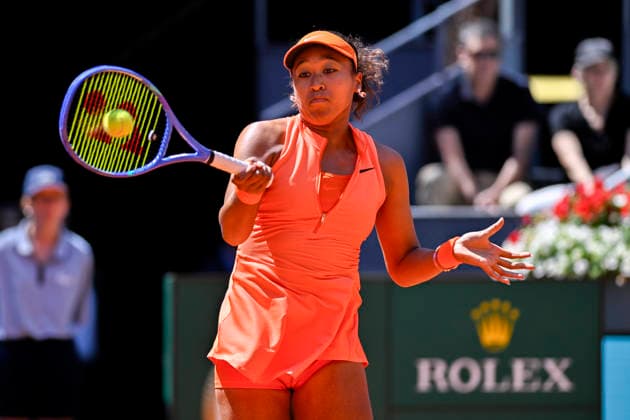 April 27, 2026, Madrid, Madrid, Spain: NAOMI OSAKA of Japan †NIKE during the Mutua Madrid Open 2026, ATP, Tennis Herren Masters 1000 and WTA, Tennis Damen 1000 tennis tournament, celebrated at Caja Magica on April 26, 2026 in Madrid, Spain. Madrid Spain - ZUMAc312 20260427_zsp_c312_199 Copyright: xOscarxManuelxSanchezx