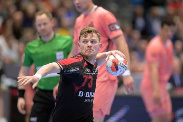 Timo Kastening MT Melsungen 73 beim Wuf , GER, MT Melsungen FC Porto POR , Handball, EHF European League Maenner, Quarter Final, Season 2025 2026, 28 04 2026, GER, MT Melsungen FC Porto, Handball, EHF Maenner, Quarter Final, Season 2025 2026, 28 04 2026 Kassel Copyright: xEibner-Pressefotox xRolandxSippelx EP_RSL