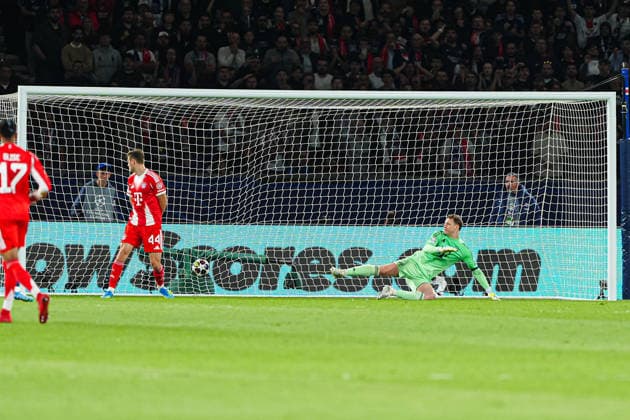 Goal for 4 2 Khvicha Kvaratskhelia Paris St Germain, 07 FRA, Paris St Germain vs FC Bayern Munich, Football, UEFA Champions League, Semi-final, 2025 2026 season, 28 04 2026 FRA, Paris St Germain vs FC Bayern Munich, Football, UEFA Champions League, Semi-final, 2025 2026 season, 28 04 2026 Paris Copyright: xEibner-Pressefoto MarcelxvonxFehrnx EP_MFN