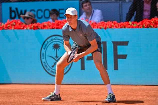 May 1, 2026, Madrid, Madrid, Spain: JANNIK SINNER of italy - NIKE during the Mutua Madrid Open 2026, ATP, Tennis Herren Masters 1000 and WTA, Tennis Damen 1000 tennis tournament, celebrated at Caja Magica on 01 may, 2026 in Madrid, Spain. Madrid Spain - ZUMAc312 20260501_zsp_c312_039 Copyright: xOscarxManuelxSanchezx