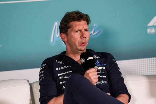 F1 - MIAMI GRAND PRIX 2026 VOWLES James, Team Principal of Williams F1 Team, portrait press conference, PK, Pressekonferenz during the Formula 1 Miami Grand Prix 2026, 4th round of the 2026 Formula One World Championship, WM, Weltmeisterschaft from May 1 to 3, 2026 on the Miami International Autodrome, in Miami Gardens, USA - Miami GardensUnited States Copyright: xXavixBonillax