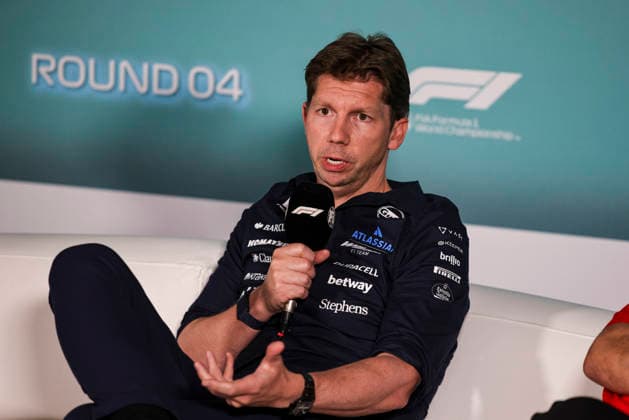 F1 - MIAMI GRAND PRIX 2026 VOWLES James, Team Principal of Williams F1 Team, portrait press conference, PK, Pressekonferenz during the Formula 1 Miami Grand Prix 2026, 4th round of the 2026 Formula One World Championship, WM, Weltmeisterschaft from May 1 to 3, 2026 on the Miami International Autodrome, in Miami Gardens, USA - Miami GardensUnited States Copyright: xXavixBonillax