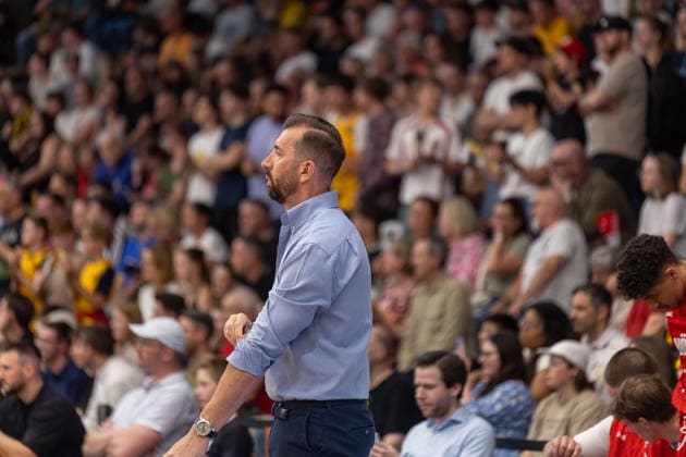 , GER, Bozic Estriche Knights Kirchheim vs RheinStars Koeln, BARMER 2 Basketball Bundesliga, 34 Matchday, Season 2025 2026, 02 05 2026 , GER, Bozic Estriche Knights Kirchheim vs RheinStars Koeln, BARMER 2 Basketball Bundesliga, 34 Matchday, Season 2025 2026, 02 05 2026 Goeppingen Copyright: xEibner-Pressefoto NinaxSanderx EP_NSR
