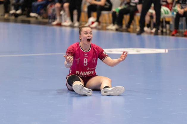 Ida Petzold TuS Metzingen, 08 GER, BSV Sachsen Zwickau vs TuS Metzingen, Handball, Women, 1 Bundesliga, Matchday 3, Season 2025 2026, 02 05 2026 GER, BSV Sachsen Zwickau vs TuS Metzingen, Handball, Women, 1 Bundesliga, Matchday 3, Season 2025 2026, 02 05 2026 Zwickau Copyright: xEibner-Pressefoto MarkoxUngerx EP_EER