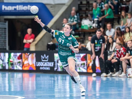 Lea Neubrander Frisch Auf Women, 81 dynamic on the ball, Frisch Auf Goeppingen vs Sport Union Neckarsulm, Handball, 1 Bundesliga, Season 2025 2026, 03 05 2026 Frisch Auf Goeppingen vs Sport Union Neckarsulm, Handball, 1 Bundesliga, Season 2025 2026, 03 05 2026 Goeppingen Copyright: xMichaelxSchmidt Eibner-Pressefotx EP_MST
