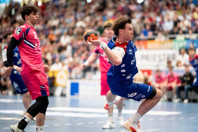 Stefan Bauer, HBW Balingen Weilstetten, 99 , HBW Balingen Weilstetten vs TSV Bayer Dormagen, Handball, 2 Bundesliga, Matchday 30, Season 2025 2026, 03 05 2026, Eibner Pressefoto Andreas Ulmer HBW Balingen Weilstetten vs TSV Bayer Dormagen, Handball, 2 Bundesliga, Matchday 30, Season 2025 2026, 03 05 2026, Balingen Copyright: xEibner-Pressefoto AndreasxUlmerx EP_AUR