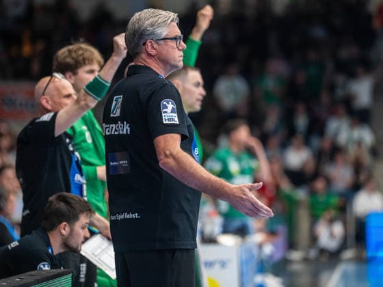 Runar Sigtryggsson, Head Coach HSG Wetzlar , Frisch Auf Goeppingen vs HSG Wetzlar, Handball, 1 Bundesliga, Men, Season 2025 2026, 07 05 2026, Frisch Auf Goeppingen vs HSG Wetzlar, Handball, 1 Bundesliga, Men, Season 2025 2026, 07 05 2026 Goeppingen Copyright: xEibner-Pressefoto MichaelxSchmidx EP_MST