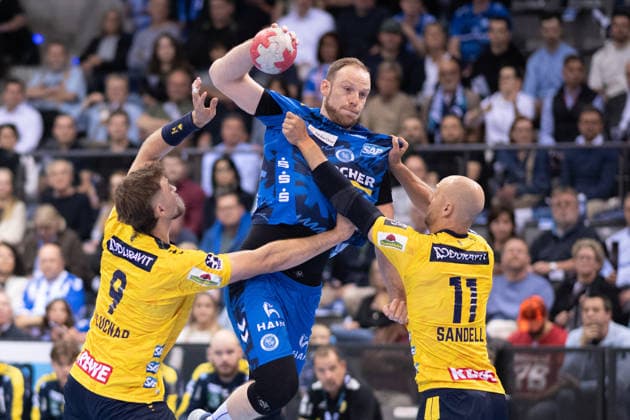 Kai Haefner, TVB Stuttgart, 34 , unstoppable TVB Stuttgart vs Rhein Neckar Loewen, DAIKIN Handballbundesliga, 31 Matchday, Season 2025 2026, 07 05 2026 Eibner Pressefoto Andreas Ulmer TVB Stuttgart vs Rhein Neckar Loewen, DAIKIN Handballbundesliga, 31 Matchday, Season 2025 2026, 07 05 2026 Stuttgart Copyright: xEibner-Pressefoto AndreasxUlmerx EP_AUR