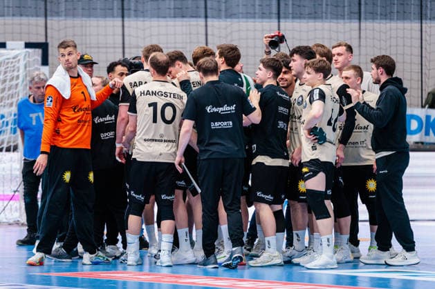 Team Bergischer HC in disappointment after 28 28 draw GER, GWD Minden vs Bergischer HC, Handball, 1 Bundesliga, Matchday 31, Season 2025 2026, 08 05 2026 GER, GWD Minden vs Bergischer HC, Handball, 1 Bundesliga, Matchday 31, Season 2025 2026, 08 05 2026 Minden Copyright: xEibner-Pressefoto JanxRollingerx EP_JSK