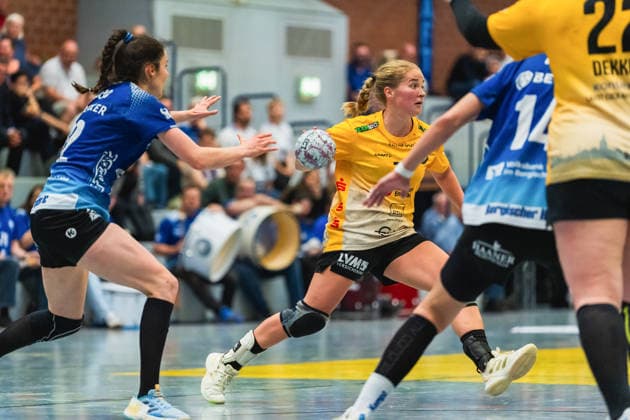 Natascha Foley HC Roedertal, 19 at the pass Bergischer HC vs HC Roedertal, Handball, 2 Handball Bundesliga, Matchday 27, Season 2025 26, 09 05 2026, Bergischer HC vs HC Roedertal, Handball, 2 HBL, Matchday 27, Season 2025 26, 09 05 2026 Solingen Copyright: xEibner-Pressefoto LukasxBaldygax EP_LBA