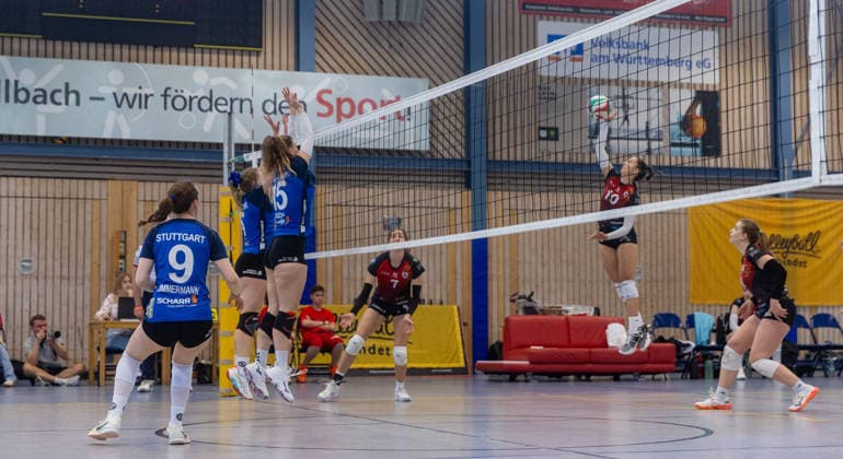 Darija Panic Barock Volleys MTV Ludwigsburg, 10 at smashing Barock Volleys MTV Ludwigsburg vs TSV GA Stuttgart, Volleyball,VLW Pokal Damen,Finale, Saison 2025 2026, 09 05 2026, Barock Volleys MTV Ludwigsburg vs TSV GA Stuttgart, Volleyball,VLW Pokal Damen,Finale, Saison 2025 2026, 09 05 2026 Aalen Waldhausen Copyright: xEibner-Pressefoto DavidexDixGiovx EP_DGI